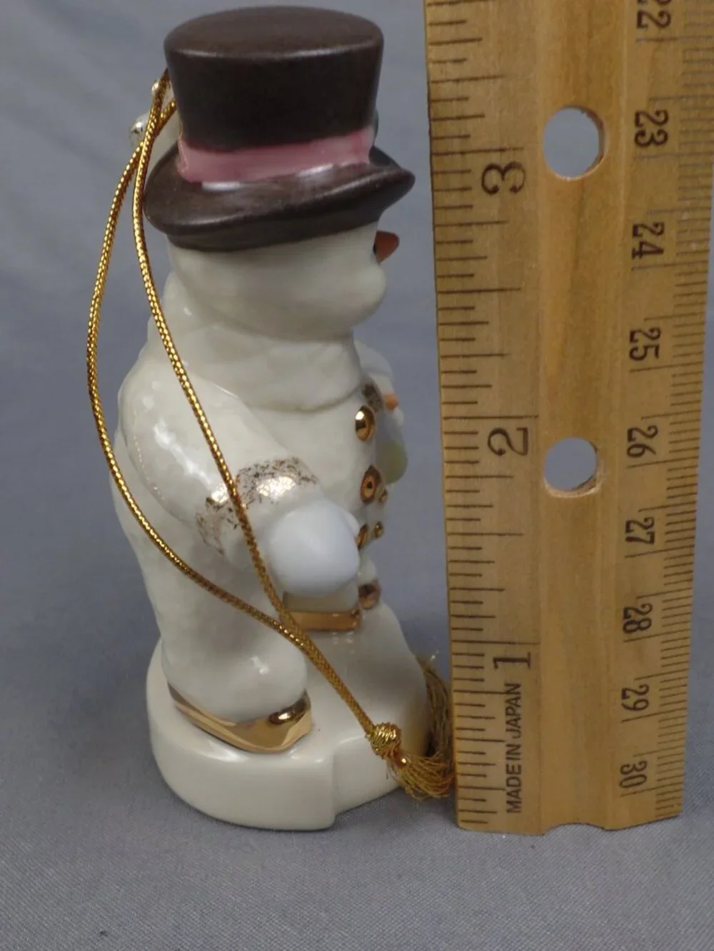 Lenox Ornament Snowman Practice Makes Perfect Exclusive Edition Ice Skaters 2000